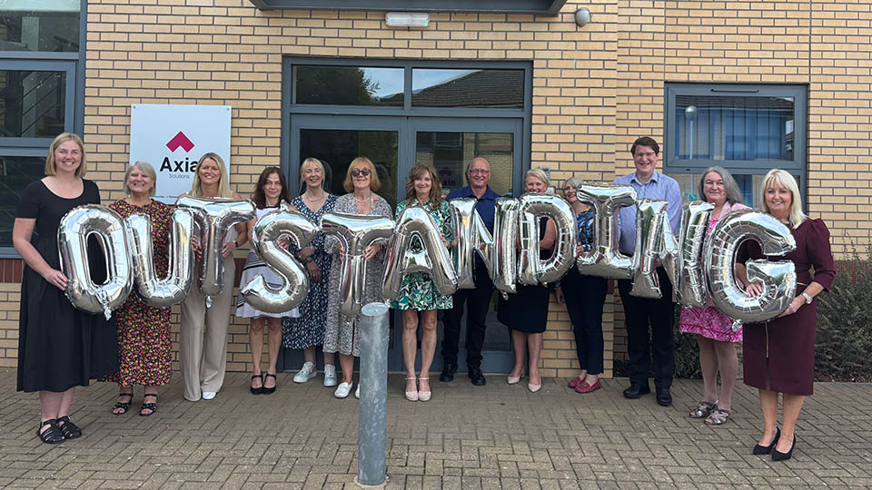 Axia Solutions awarded ‘Outstanding’ by Ofsted, joining top 5% of training providers in West Midlands